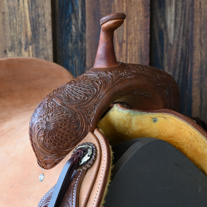 15.5" JEFF SMITH BUSTER WELCH CUTTING SADDLE Saddles - New Jeff Smith