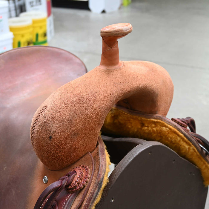 14" USED AUSTIN VALIMONT RANCH CUTTER SADDLE