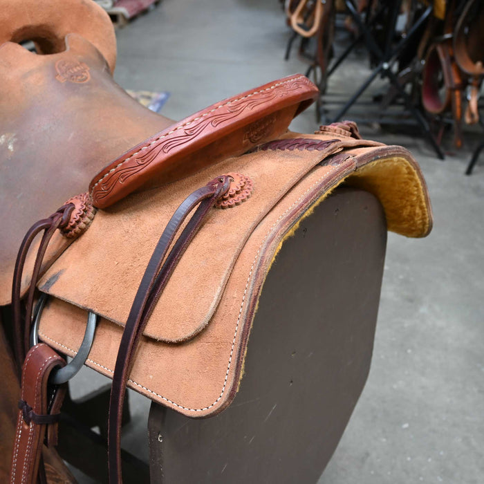 14" USED AUSTIN VALIMONT RANCH CUTTER SADDLE