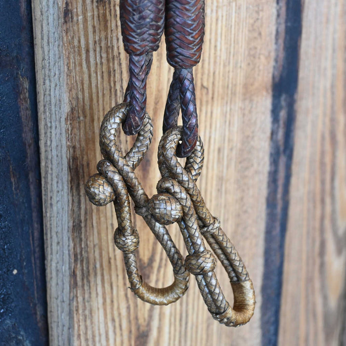 1920's Bearman Buckin' Horse Bit Bridle Rig w/Sterling Silver Conchos
