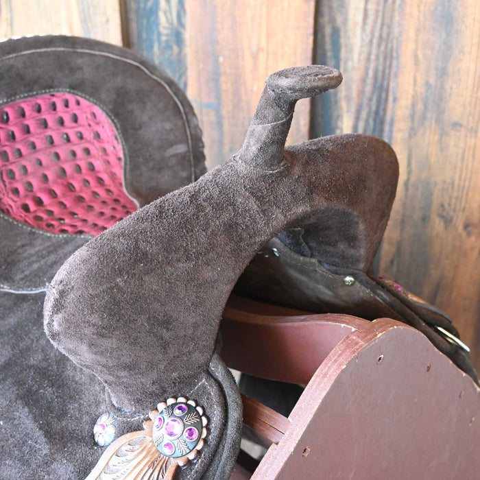 12.5" SEVEN LIGHTWEIGHT (WOOD TREE) YOUTH BARREL SADDLE