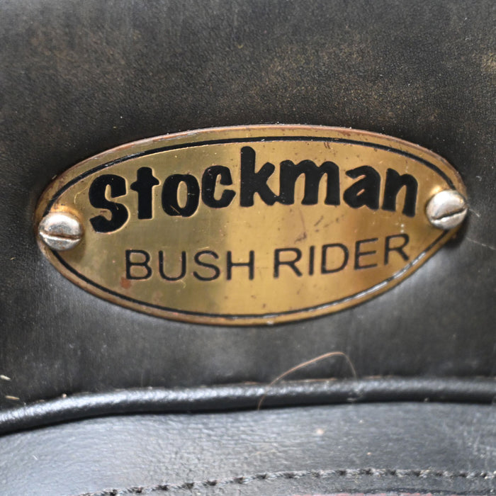 15" USED STOCKMAN BUSH RIDER AUSTRALIAN SADDLE Saddles - Used Stockman's