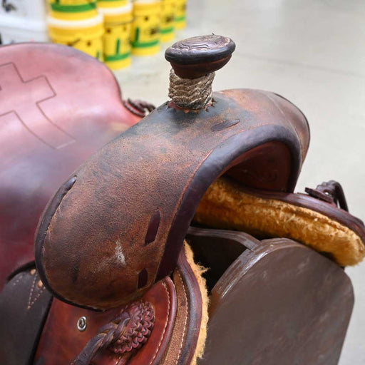 16.5" USED AUSTIN VALIMONT RANCH SADDLE Saddles - Used Austin Valimont