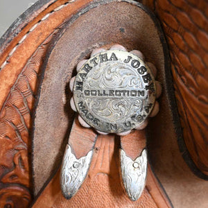 15" USED MARTHA JOSEY BARREL SADDLE Saddles Martha Josey   