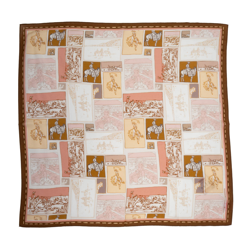 Ranching Vintage Photos Silk Wild Rag