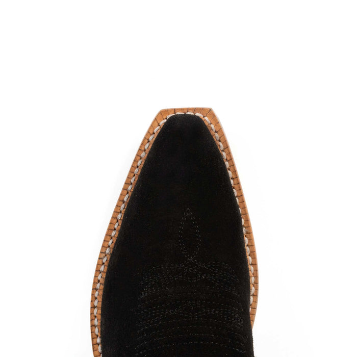 RW Ranch Women's Snip Toe Black Roughout Western Boot WOMEN - Footwear - Boots - Western Boots R Watson