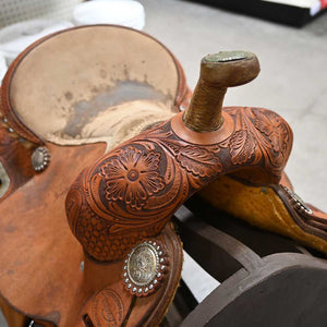 12" USED TESKEY'S BARREL SADDLE Saddles TESKEY'S SADDLERY LLC   