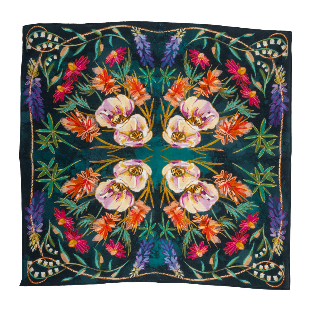 Vivid Wildflower Wild Rag