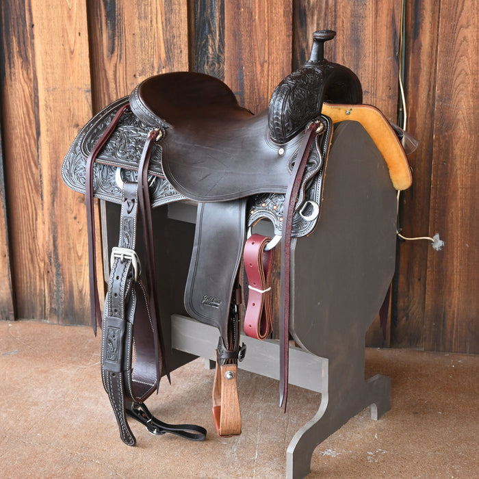 16" JEFF SMITH BUSTER WELCH RANCH CUTTER SADDLE Saddles - New Jeff Smith
