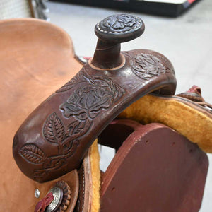 15.5" USED RANCH CUTTER SADDLE Saddles Teskeys