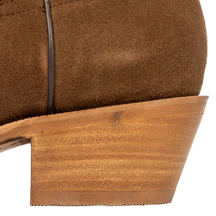 RW Ranch Women's Snip Toe Chocolate Roughout Western Boot WOMEN - Footwear - Boots - Western Boots R Watson