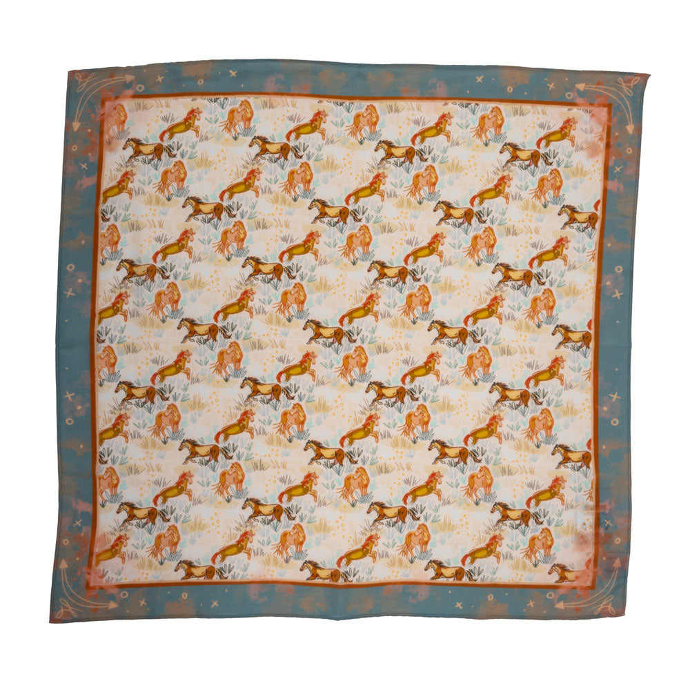 Wild Horses Mustang Meadow Wild Rag