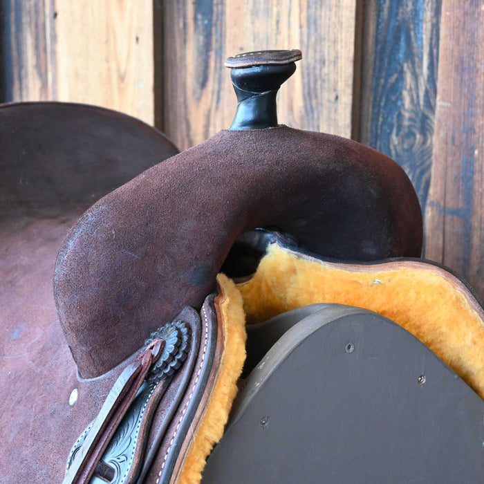 15.5" JEFF SMITH BUSTER WELCH COW HORSE SADDLE
