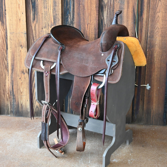 16.5" JEFF SMITH BEAU GALYEAN CUTTING SADDLE Saddles - New Jeff Smith