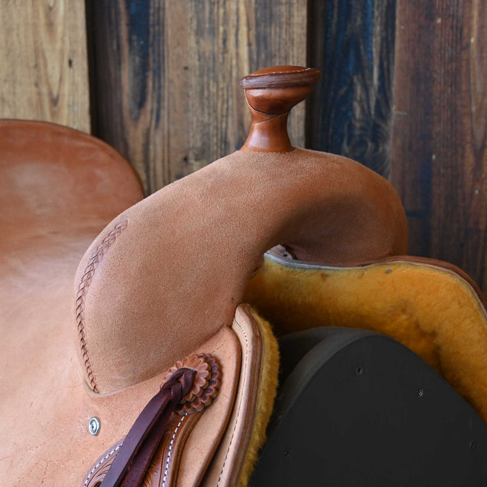15.5" JEFF SMITH BUSTER WELCH COW HORSE SADDLE