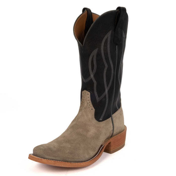Rios of Mercedes Men's Cutter Toe Stone Waxy Kudu Western Boot