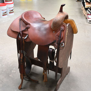 17" USED JEFF SMITH CUTTING SADDLE Saddles - Used Jeff Smith