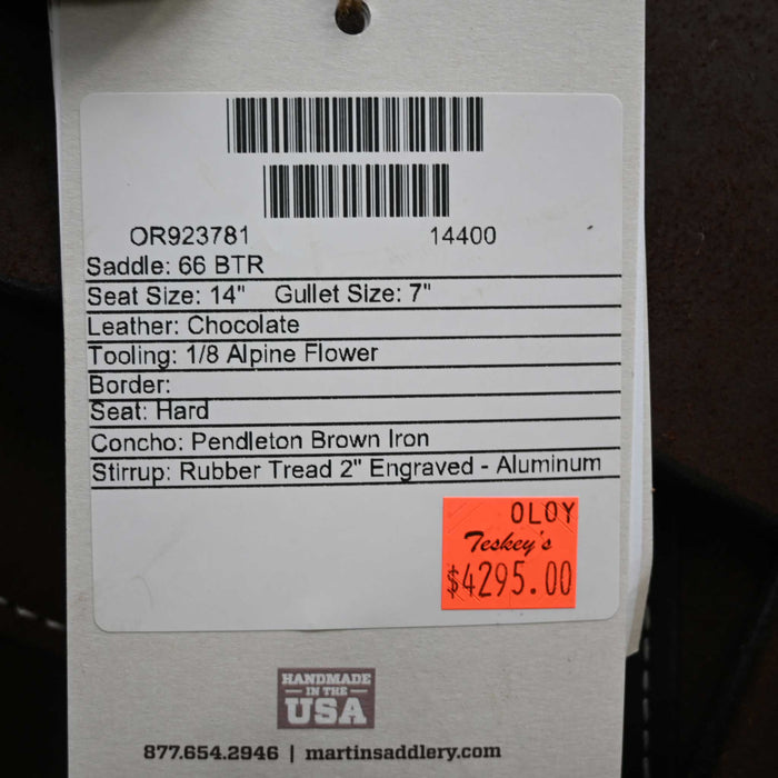 14" MARTIN BTR BARREL SADDLE