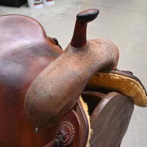 17" USED JEFF SMITH CUTTING SADDLE Saddles - Used Jeff Smith
