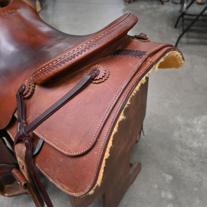 17" USED JEFF SMITH CUTTING SADDLE Saddles - Used Jeff Smith