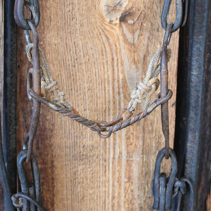 Twisted Copper Snaffle Gag Bridle Rig w/Single Ear Headstall