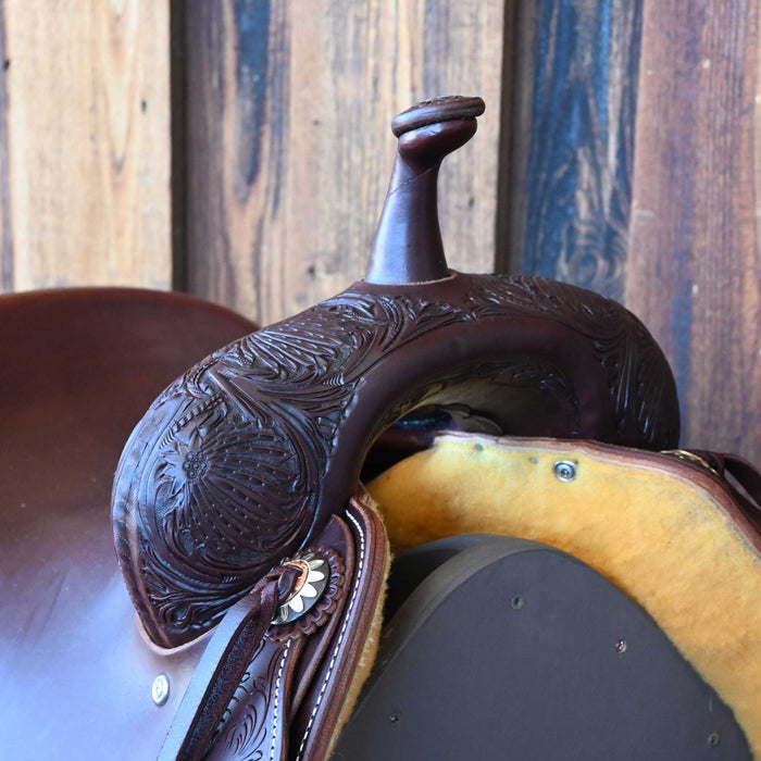 15" JEFF SMITH BEAU GALYEAN CUTTING SADDLE