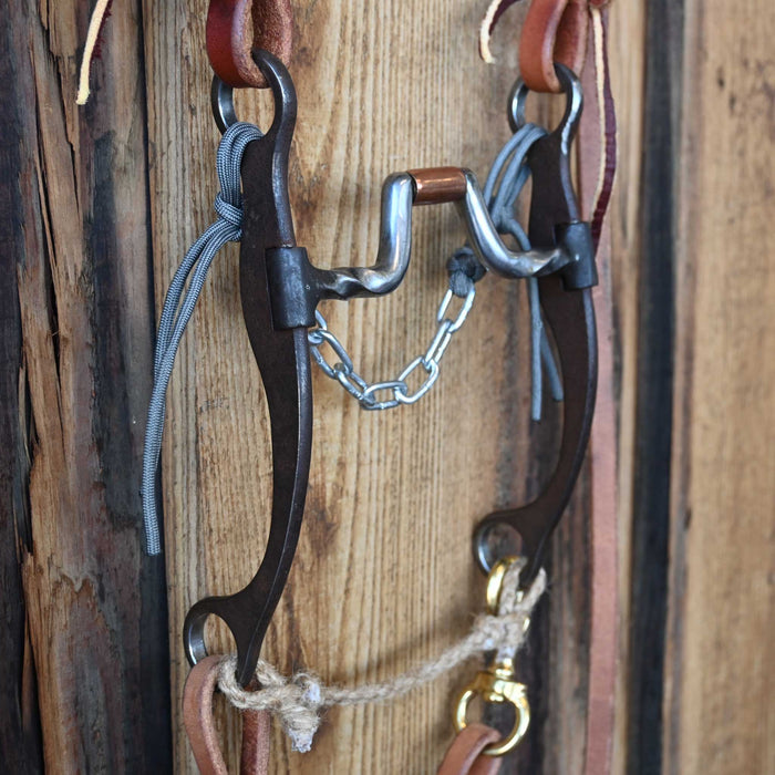 Josh Ownbey Slow Twist Hinge Port Bridle Rig w/Single Ear Headstall