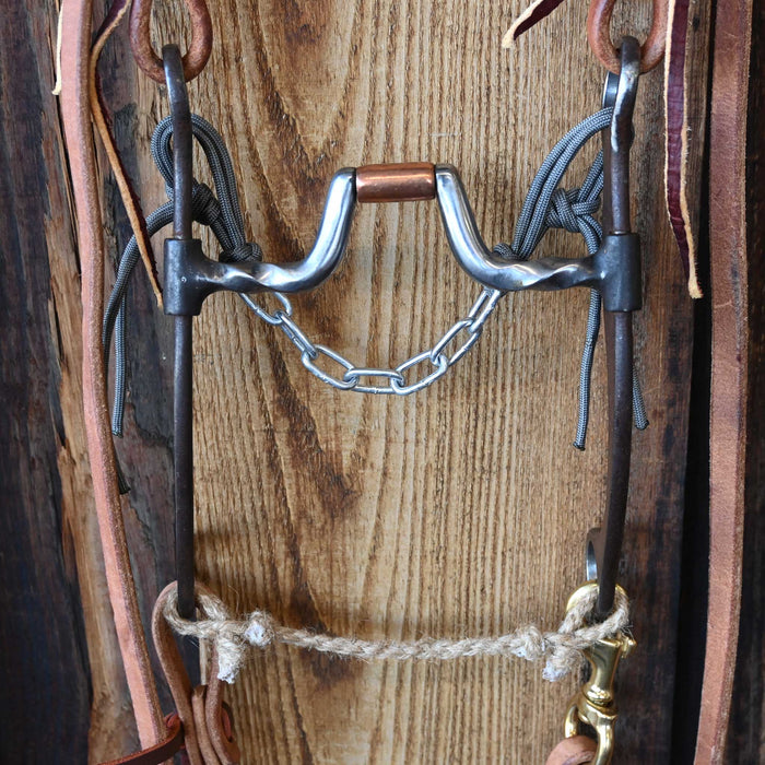 Josh Ownbey Slow Twist Hinge Port Bridle Rig w/Single Ear Headstall