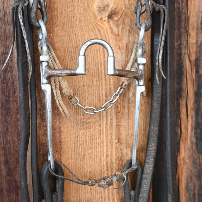 Dennis Moreland Correction Bridle Rig w/Split Ear Headstall