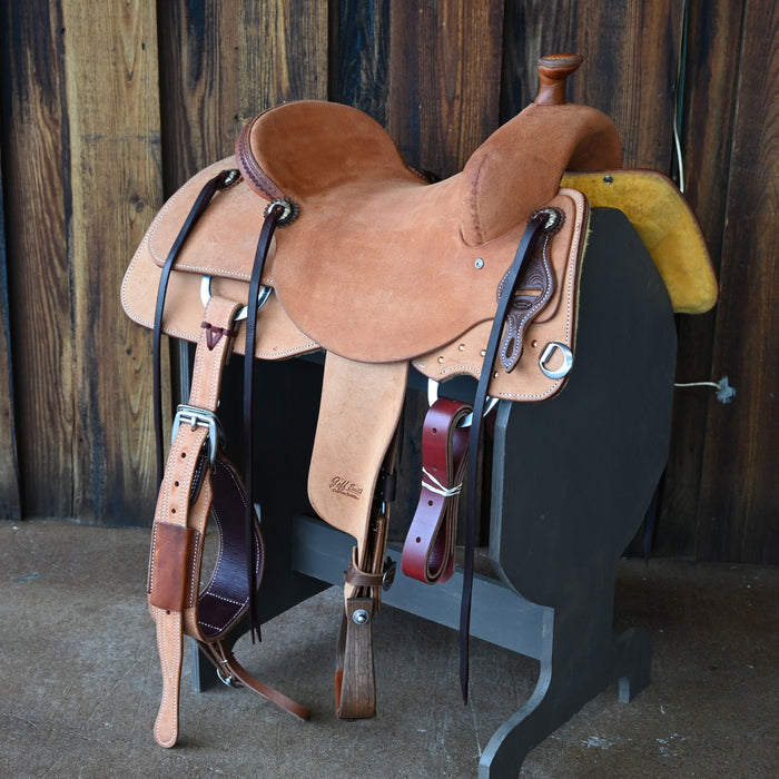 16" JEFF SMITH BUSTER WELCH RANCH CUTTER SADDLE Saddles - New Jeff Smith
