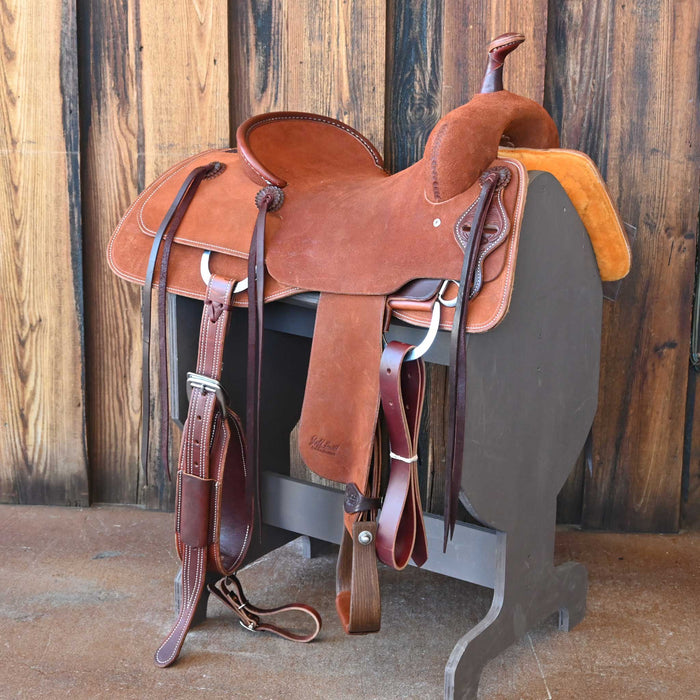 15.5" JEFF SMITH  BEAU GALYEAN CUTTING SADDLE