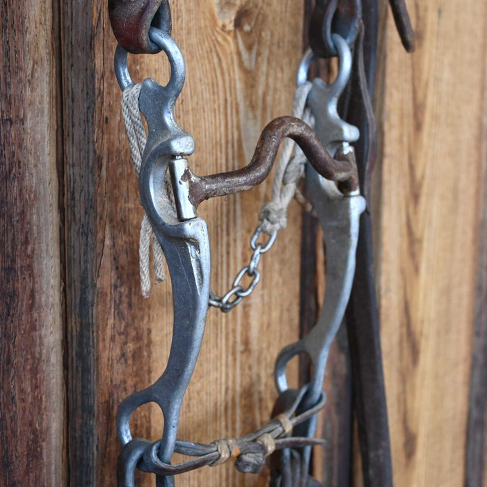 Dennis Moreland Solid Port Bridle Rig w/Split Ear Headstall