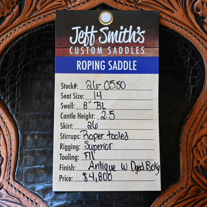 14" JEFF SMITH TEAM ROPING SADDLE