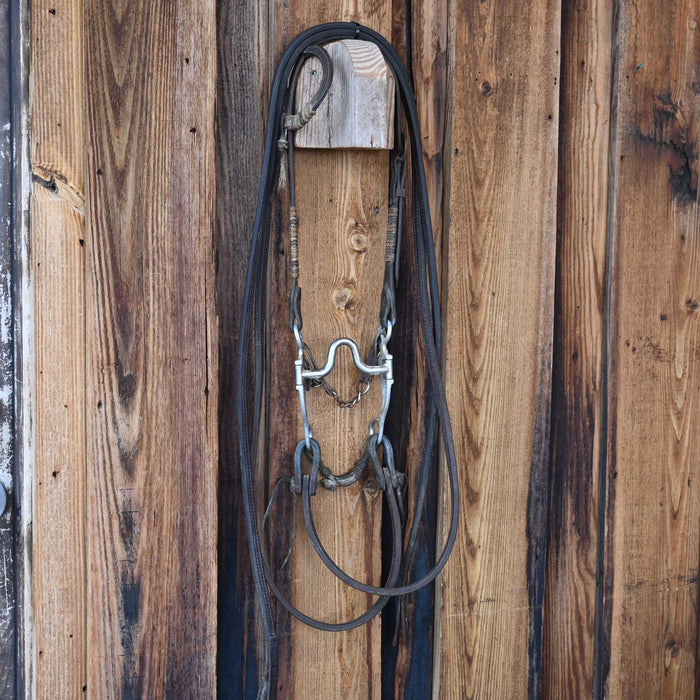 Bill Freeman Solid Port Bridle Rig w/Campbell Buckle