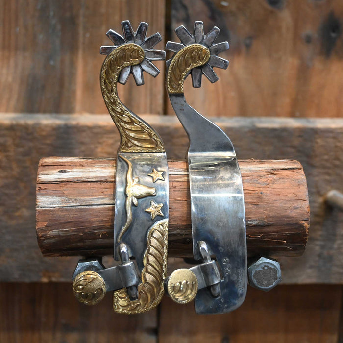 W. Bass 10pt. Spurs Tack - Spurs W. Bass