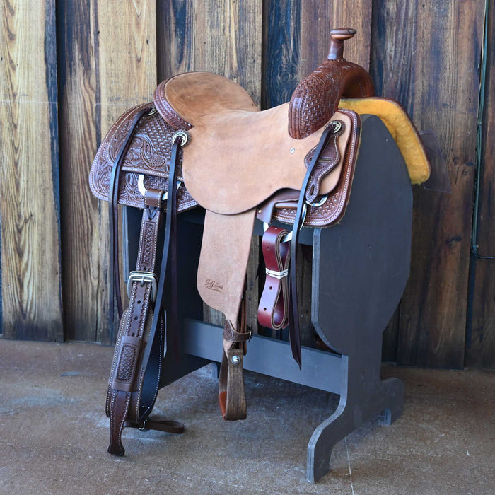 15.5" JEFF SMITH BUSTER WELCH RANCH CUTTER SADDLE