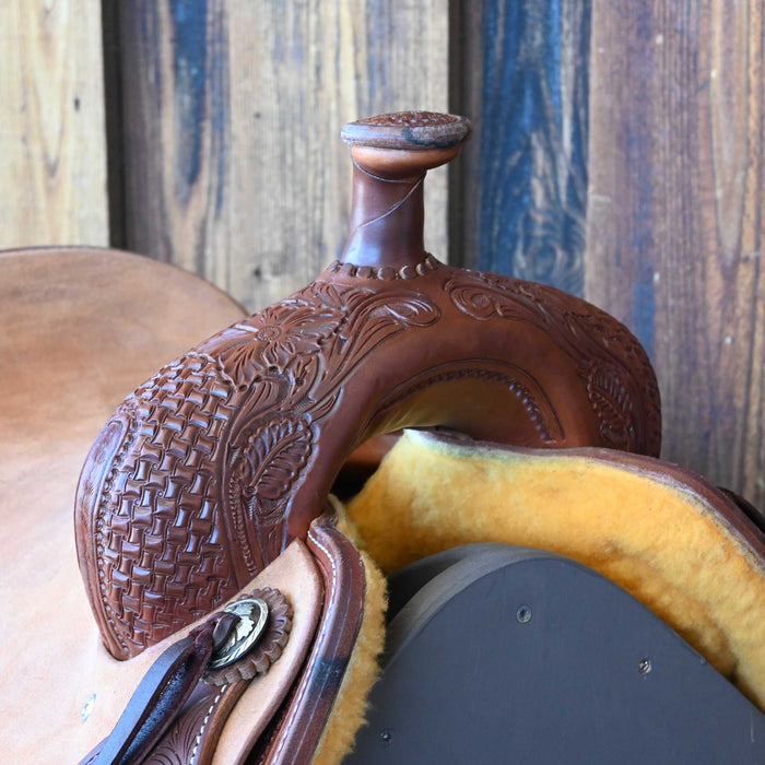 15.5" JEFF SMITH BUSTER WELCH RANCH CUTTER SADDLE