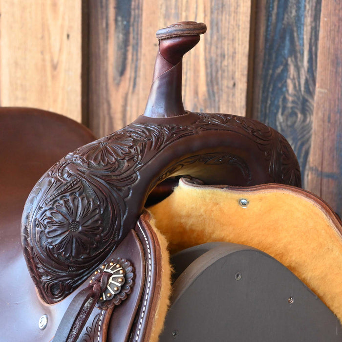 15.5" JEFF SMITH BEAU GALYEAN CUTTING SADDLE