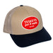 Teskey's Feed & Supply Patch Cap - Khaki/Navy TESKEY'S GEAR - Baseball Caps Teskey's