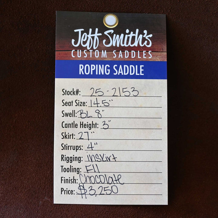 14.5" JEFF SMITH TEAM ROPING SADDLE