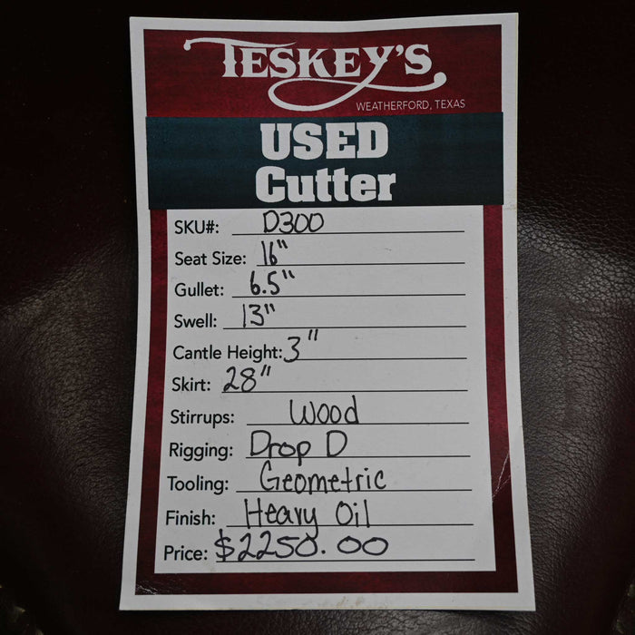 16" USED KO ELITE CUTTING SADDLE