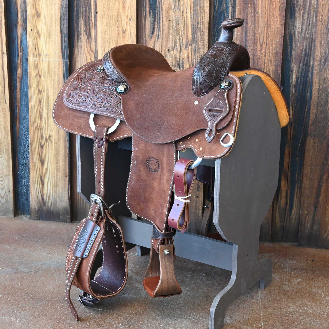 14.5" JEFF SMITH TEAM ROPING SADDLE Saddles - New Jeff Smith