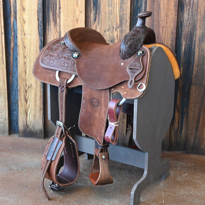 14.5" JEFF SMITH TEAM ROPING SADDLE