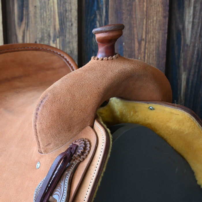 15" JEFF SMITH COW HORSE SADDLE Saddles - New Jeff Smith