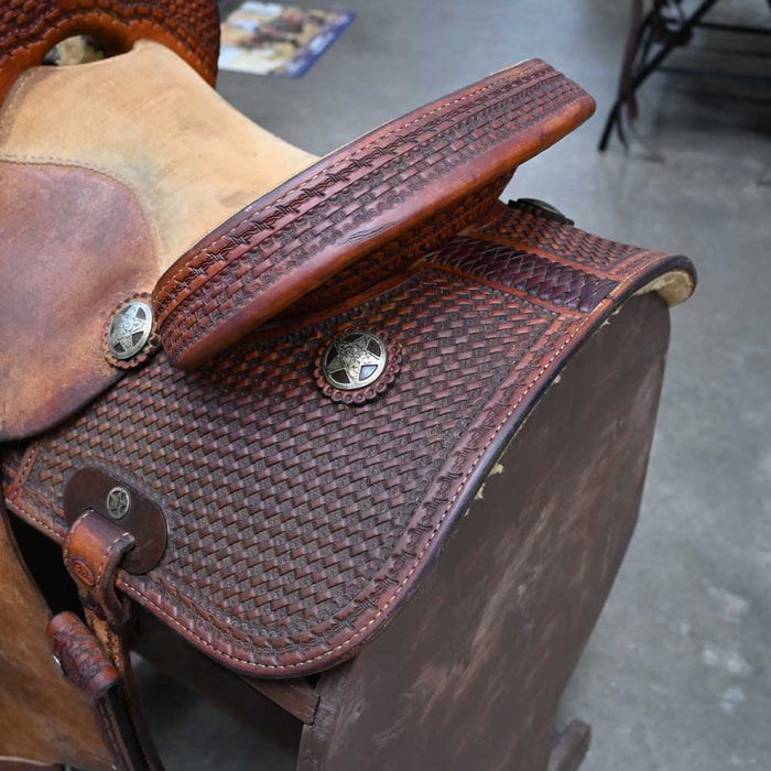 13" USED COATS BARREL SADDLE Saddles - Used Coats Saddlery