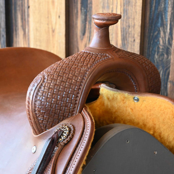 16.5" JEFF SMITH BUSTER WELCH RANCH CUTTER SADDLE