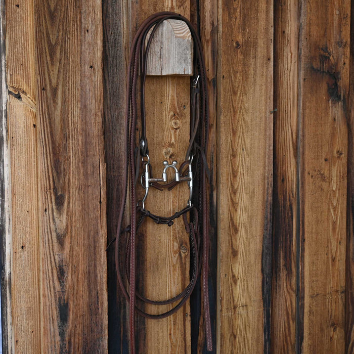 Tom Balding Welded Correction Bridle Rig w/Split Ear Headstall