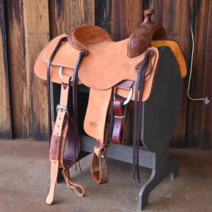 15" JEFF SMITH COW HORSE SADDLE Saddles - New Jeff Smith