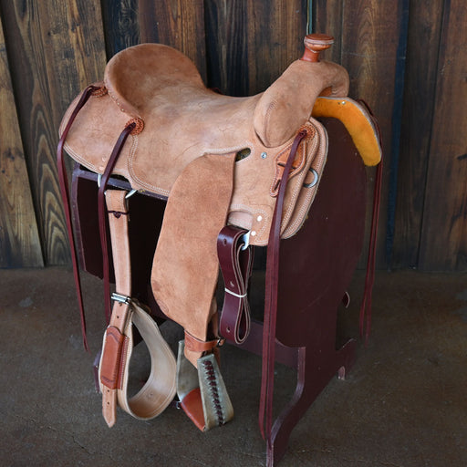 17" TESKEY'S STRIP DOWN RANCH SADDLE Saddles - New Teskey's Saddlery