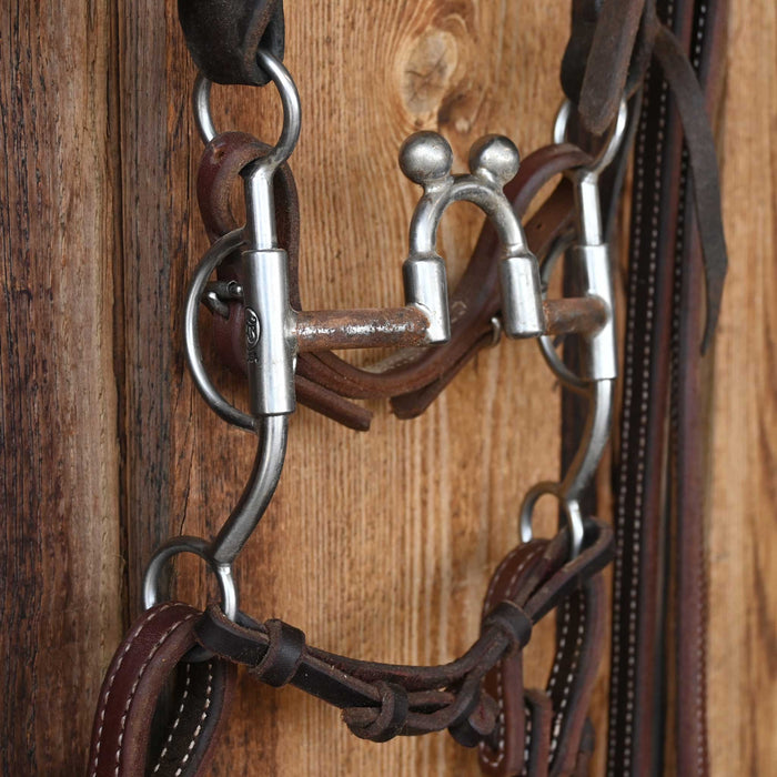 Tom Balding Welded Correction Bridle Rig w/Split Ear Headstall